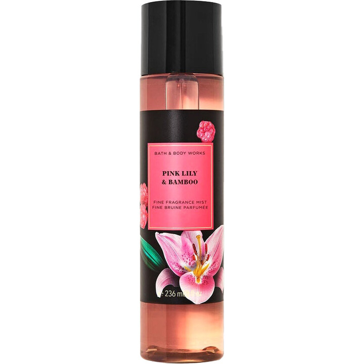 Pink Lily & Bamboo by Bath & Body Works perfume bottle