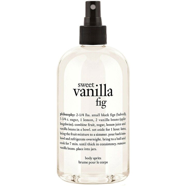 Sweet Vanilla Fig (Body Spritz) by Philosophy perfume bottle