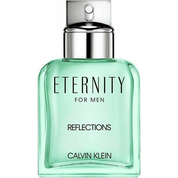 Eternity for Men Reflections by Calvin Klein perfume bottle