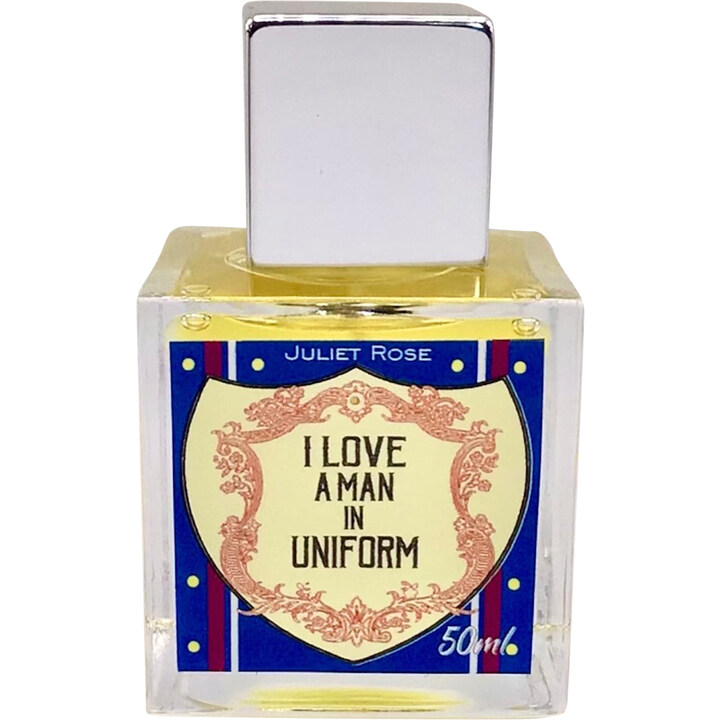 I Love a Man in Uniform by Juliet Rose perfume bottle