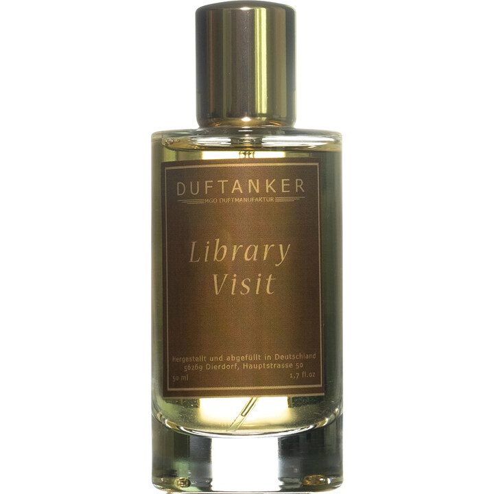 Library Visit by Duftanker MGO Duftmanufaktur perfume bottle
