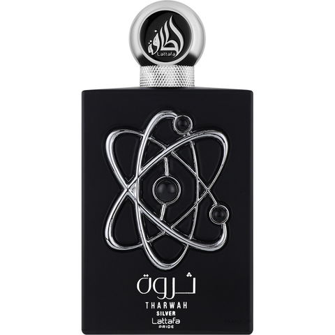 Tharwah Silver by Lattafa / لطافة perfume bottle