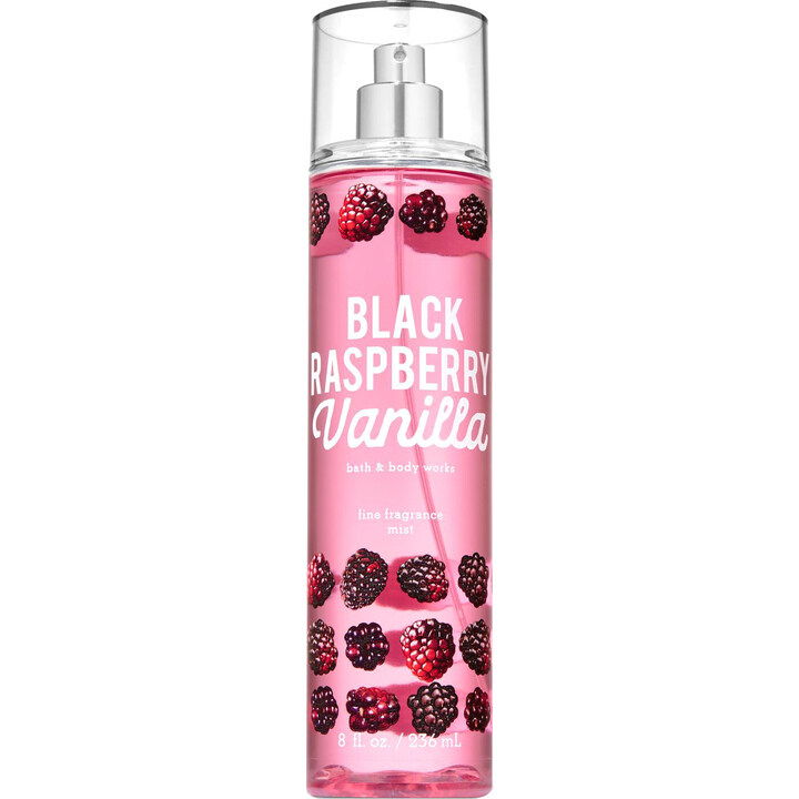 Black Raspberry Vanilla (Fragrance Mist) by Bath & Body Works perfume bottle