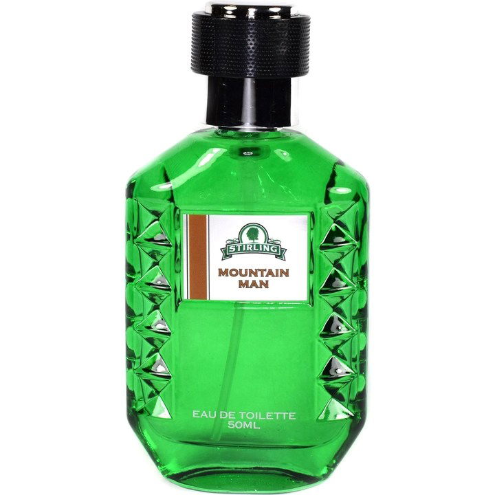 Mountain Man EDT by Stirling Soap perfume bottle