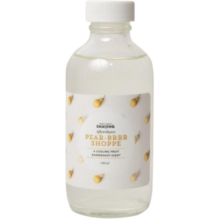 Pear-Brrr Shoppe by West Coast Shaving perfume bottle