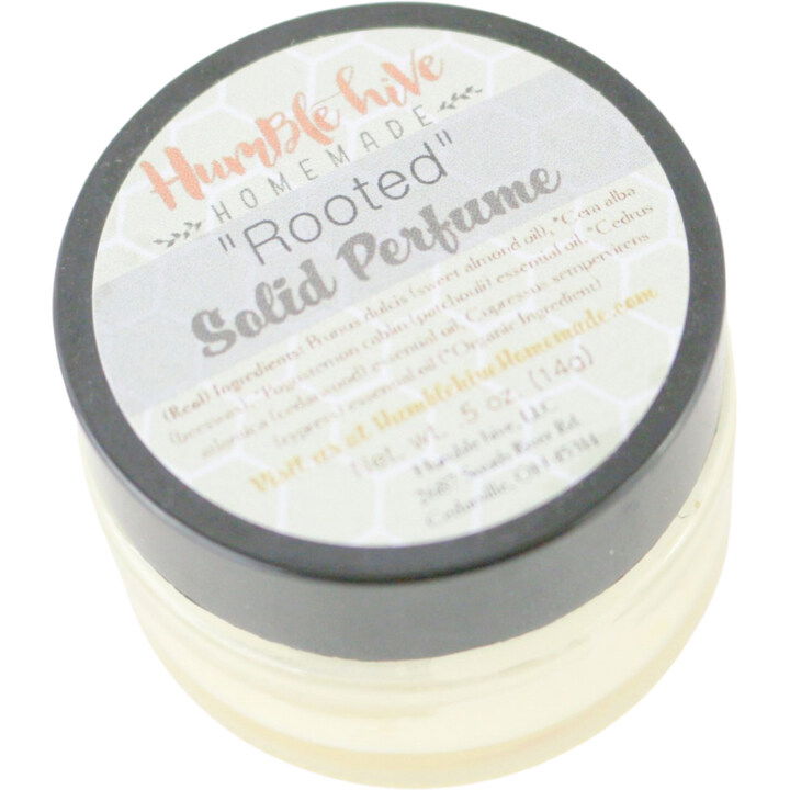 Rooted by Humble Hive Homemade perfume bottle