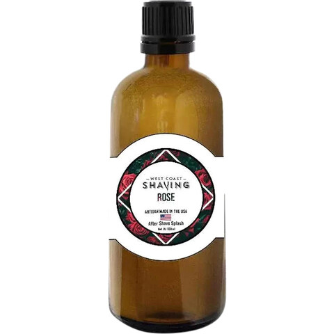 Rose by West Coast Shaving perfume bottle