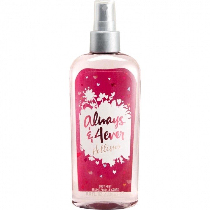 Always & 4ever by Hollister perfume bottle