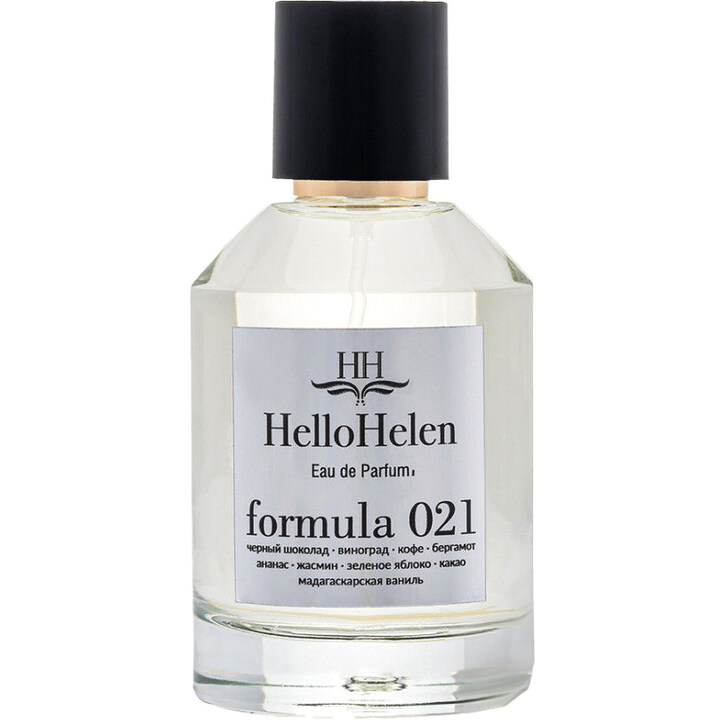 Formula 021 by HelloHelen perfume bottle