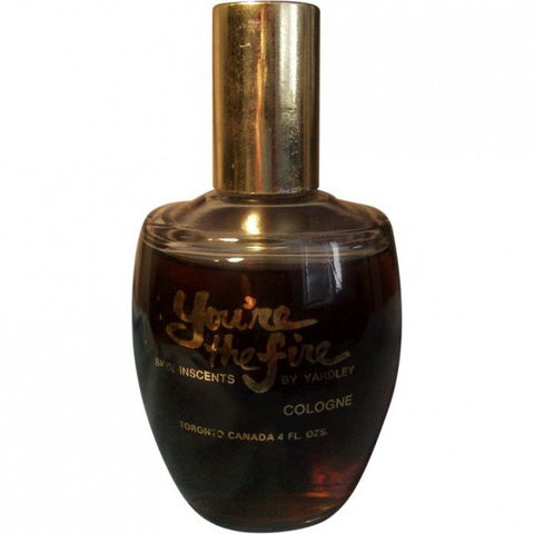 You're the Fire by Yardley perfume bottle