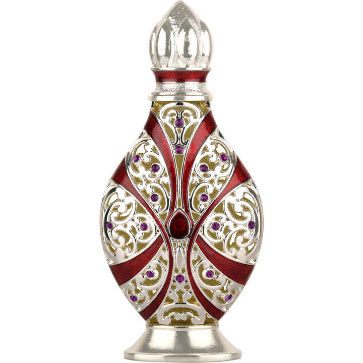 Mahasin Crystal Violet by Lattafa / لطافة perfume bottle