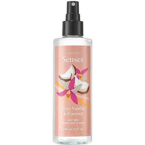 Senses - Cozy Vanilla & Coconut by Avon perfume bottle