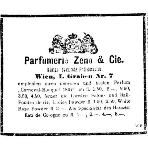 Carneval-Bouquet 1897 by Parfumerie Zeno perfume bottle