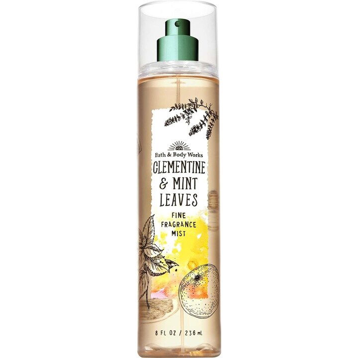 Clementine & Mint Leaves by Bath & Body Works perfume bottle