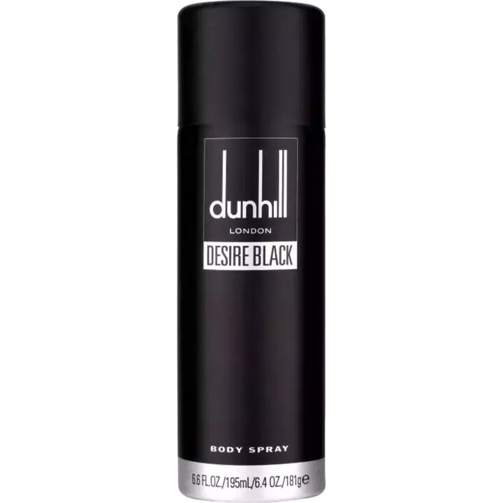 Desire Black (Body Spray) by Dunhill perfume bottle