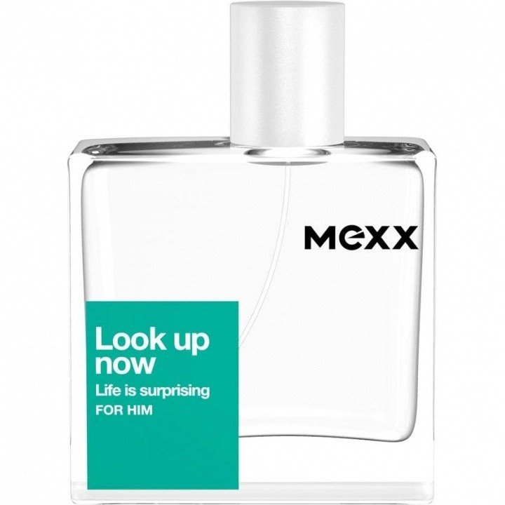 Look Up Now - Life is Surprising for Him EDT by Mexx perfume bottle