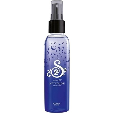 Secret Attitude Midnight (Body Mist) by Avon perfume bottle