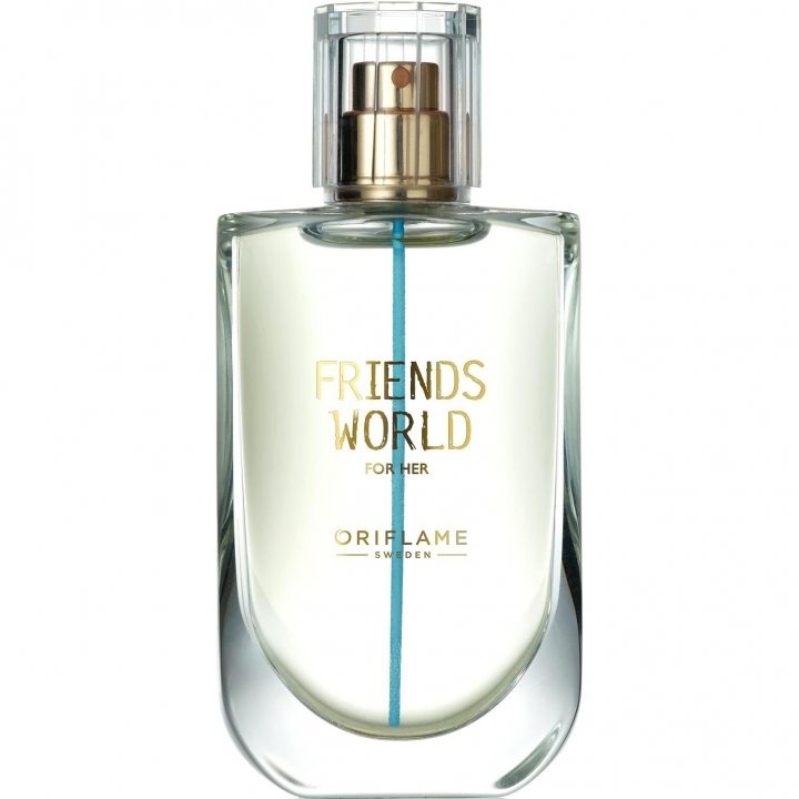 Friends World for Her by Oriflame perfume bottle