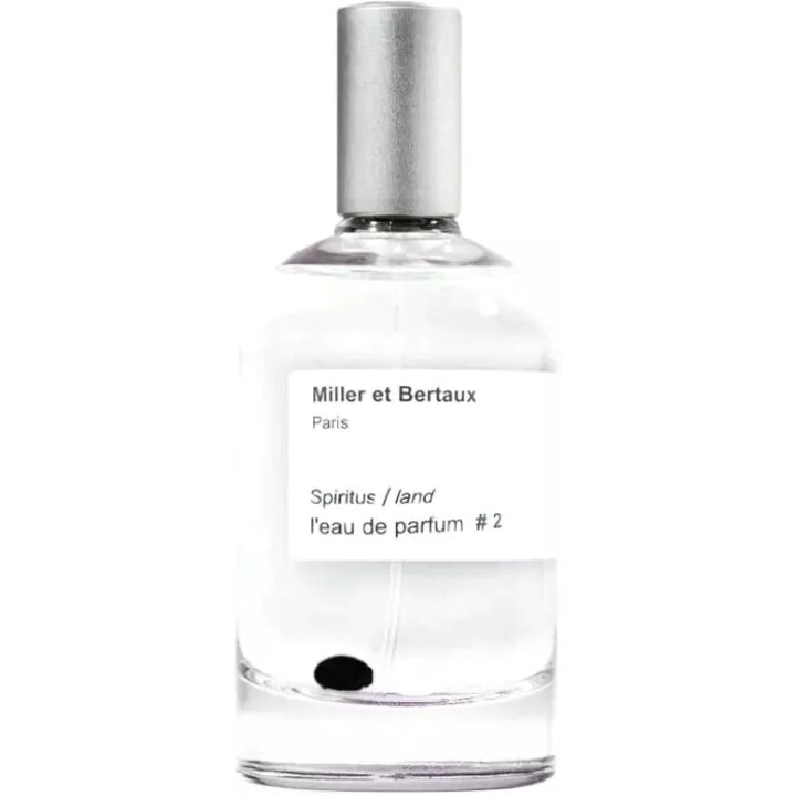 l'eau de parfum #2 Spiritus / land by Miller et Bertaux perfume bottle
