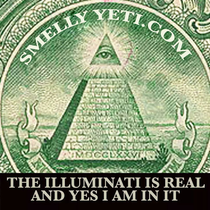 The Illuminati Is Real And Yes I Am In It by Smelly Yeti perfume bottle