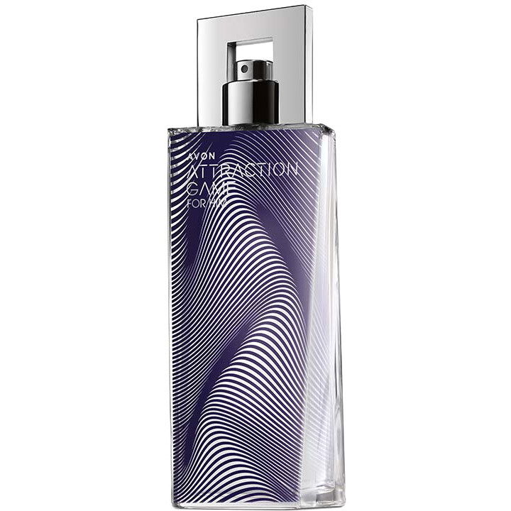Attraction Game for Him by Avon perfume bottle