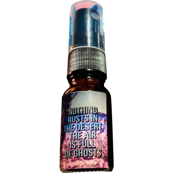 Nothing Rusts In The Desert, The Air Is Full Of Ghosts by Death and Floral perfume bottle