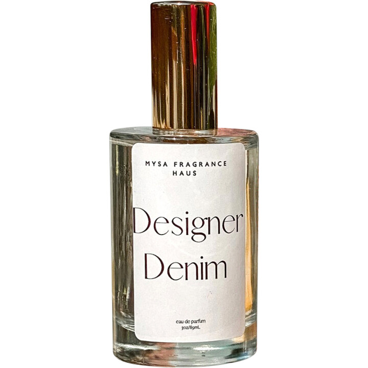 Designer Denim by Mysa Fragrance Haus perfume bottle