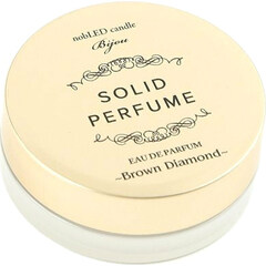 Brown Diamond / ブラウンダイアモンド (Solid Perfume) by nobLED candle Bijou perfume bottle
