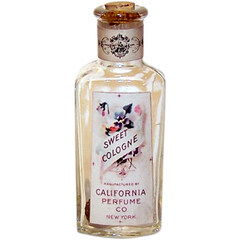 Sweet Cologne by California Perfume Company perfume bottle