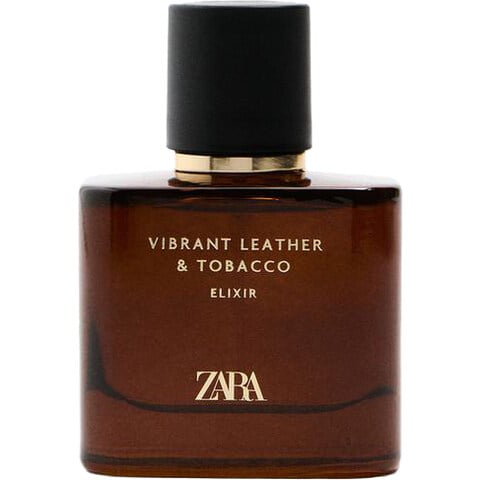Vibrant Leather & Tobacco Elixir by Zara perfume bottle