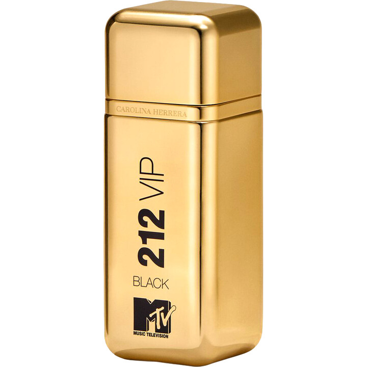 212 VIP Black x MTV by Carolina Herrera perfume bottle