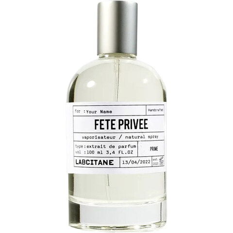 Prime - Fete Privee by Labcitane perfume bottle