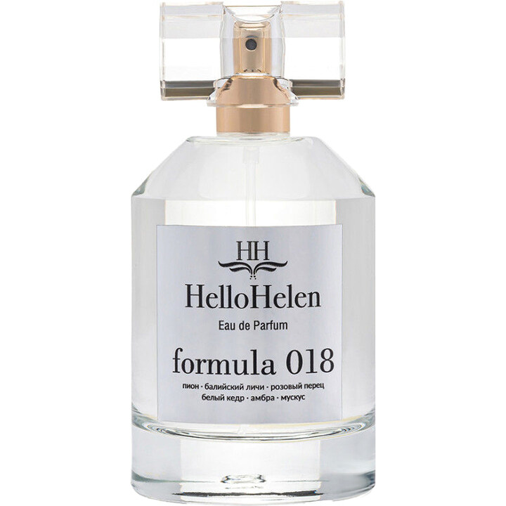 Formula 018 by HelloHelen perfume bottle