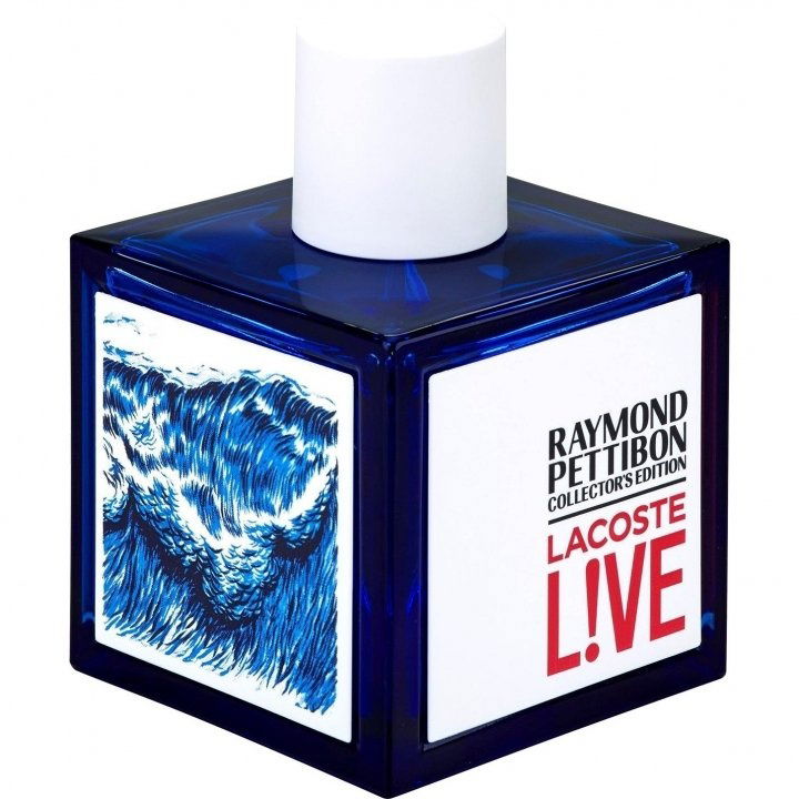L!ve Raymond Pettibon Collector's Edition by Lacoste perfume bottle