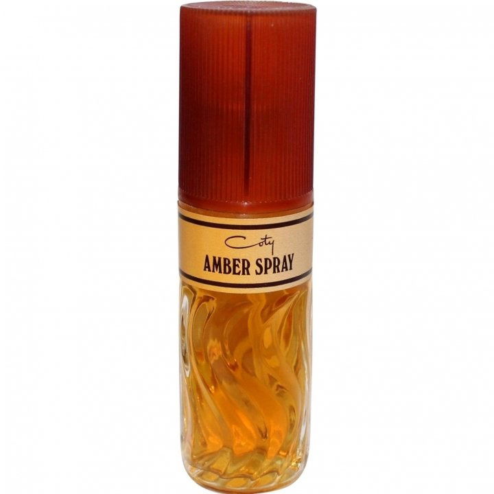 Amber Spray by Coty perfume bottle