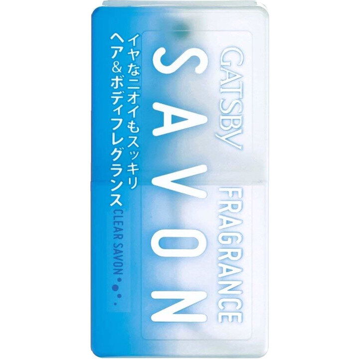 Savon Fragrance - Clear Savon / ヘア＆ボディフレグランス クリアシャボン by Gatsby / ギャツビー perfume bottle