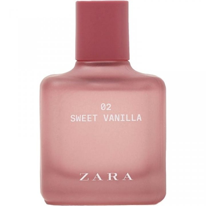 02 Sweet Vanilla by Zara perfume bottle