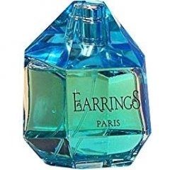 Earrings by Red Pearl perfume bottle