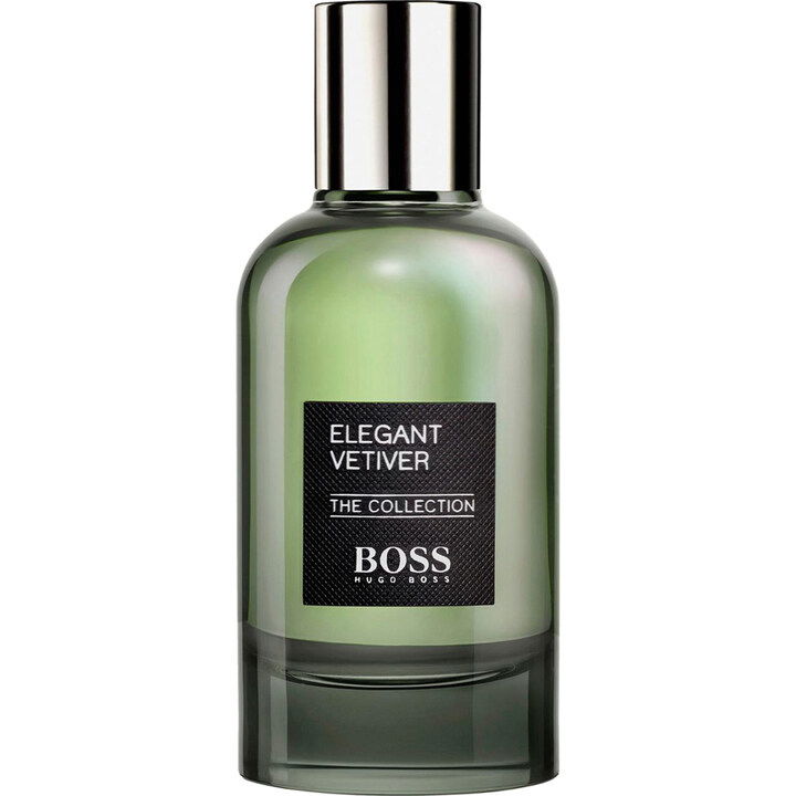 Elegant Vetiver by Hugo Boss perfume bottle