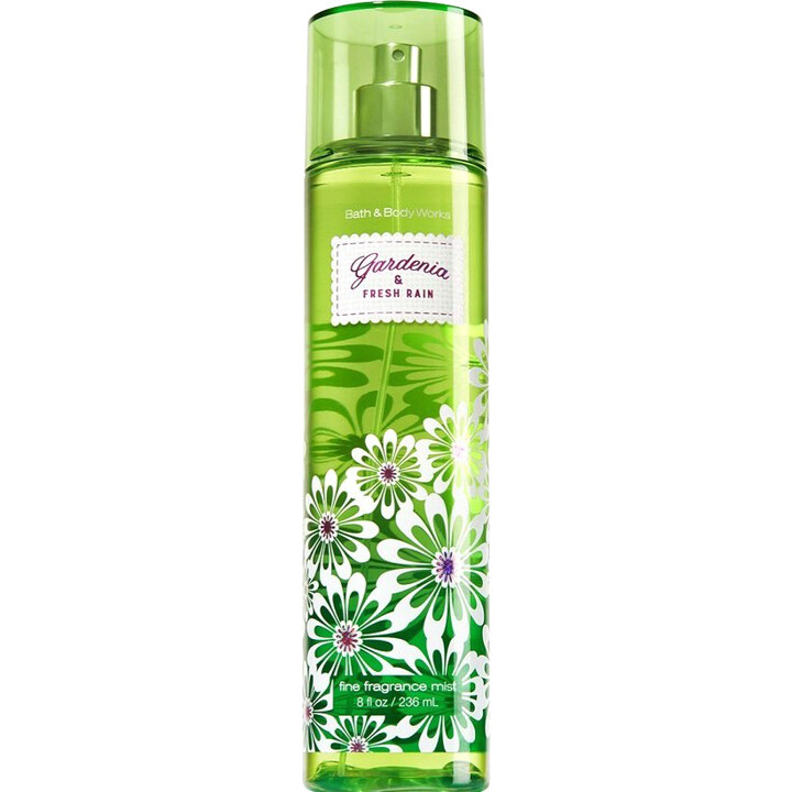 Gardenia & Fresh Rain by Bath & Body Works perfume bottle