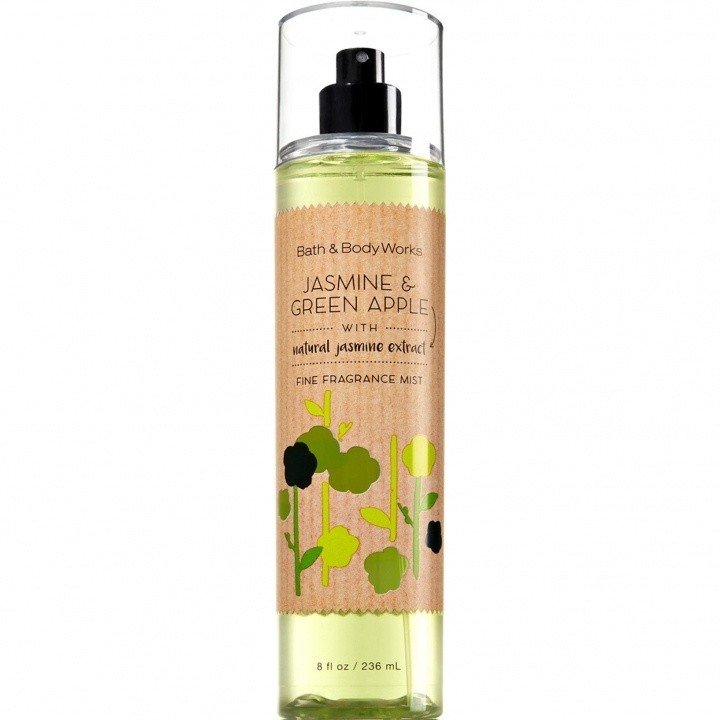 Jasmine & Green Apple by Bath & Body Works perfume bottle