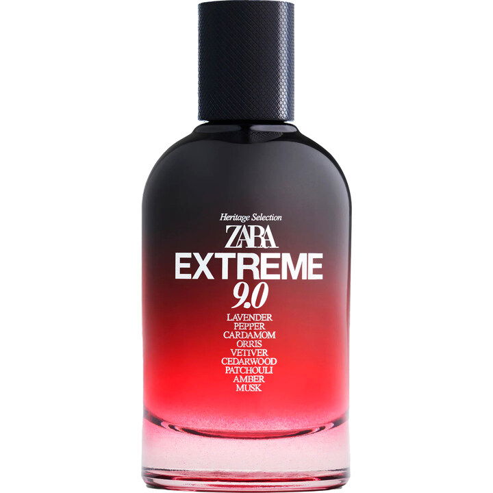 Extreme 9.0 by Zara perfume bottle