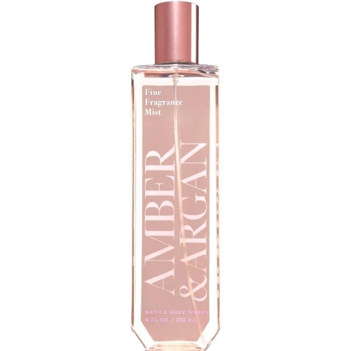Amber & Argan by Bath & Body Works perfume bottle