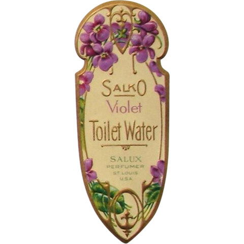Salko Violet Toilet Water by Salux Perfumer perfume bottle
