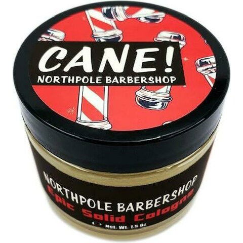 Cane! Northpole Barbershop (Solid Cologne) by Phoenix Artisan Accoutrements / Crown King perfume bottle
