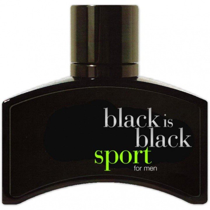 Black is Black Sport by Nu Parfums perfume bottle