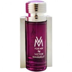 VM for Her by Victor Manuelle perfume bottle