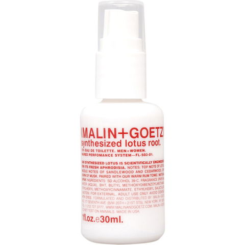 Synthesized Lotus Root by Malin + Goetz perfume bottle