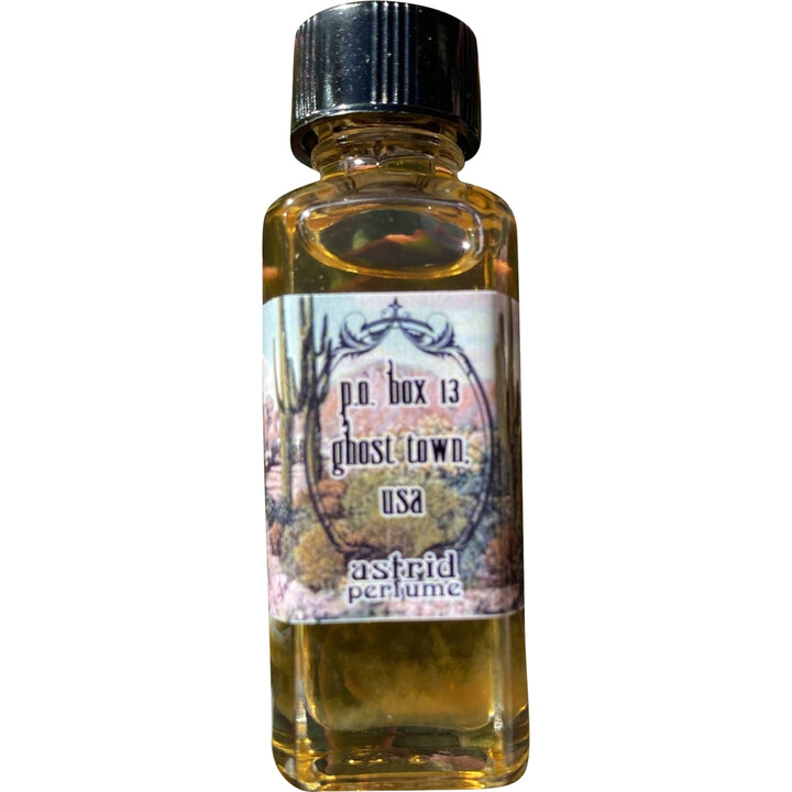 P.O. Box 13 Ghost Town, USA by Astrid Perfume / Blooddrop perfume bottle