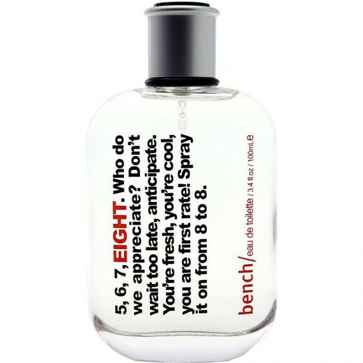Eight EDT by Bench/ perfume bottle